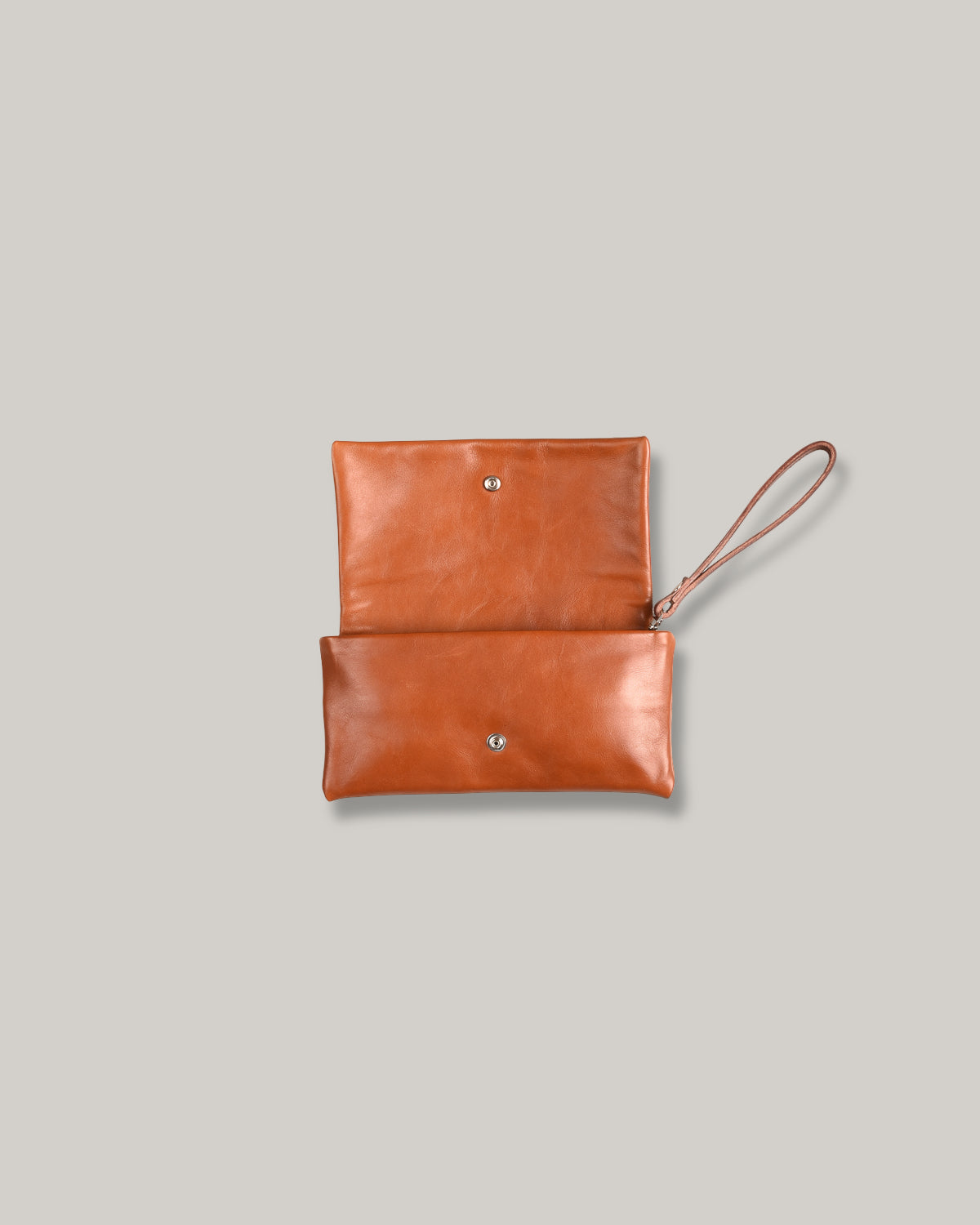 STEVE MONO SOFT LEATHER BAG - SMALL - COGNAC