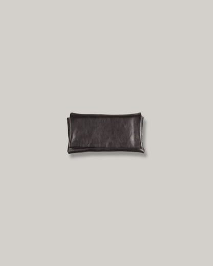 STEVE MONO SOFT LEATHER BAG - SMALL - BLACK
