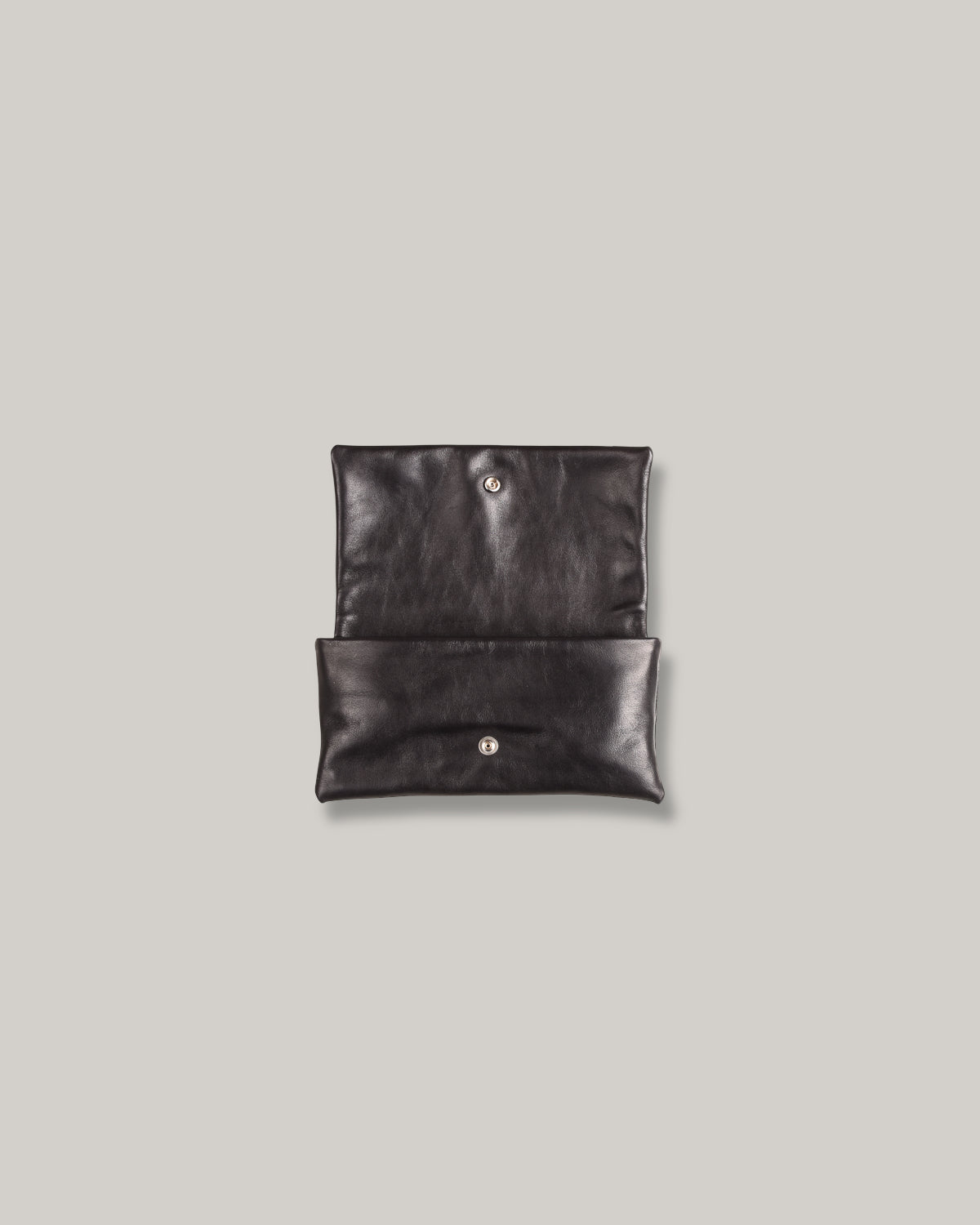 STEVE MONO SOFT LEATHER BAG - SMALL - BLACK