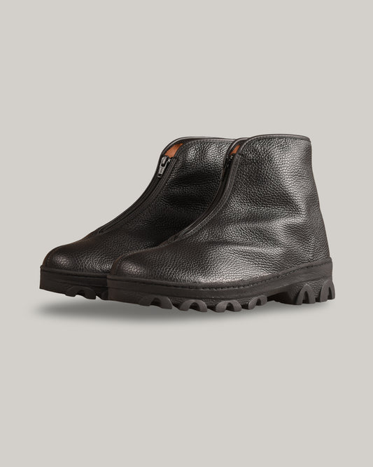 REPRODUCTION OF FOUND RUSSIAN MILITARY BOOT - BLACK
