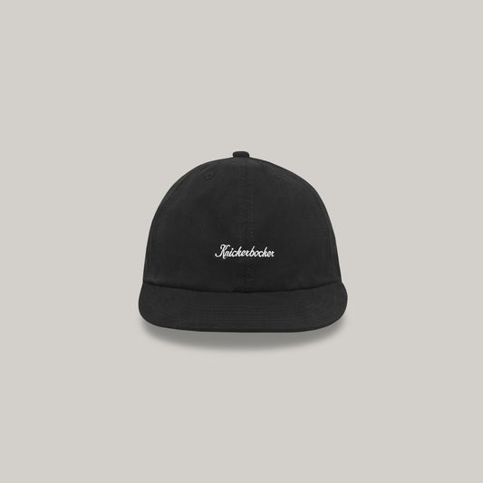 KNICKERBOCKER SERVICE WAXED COTTON & NYLON CAP - BLACK