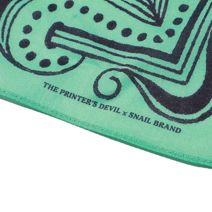 SNAIL BRAND BANDANA - GREEN