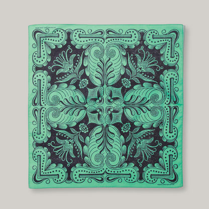 SNAIL BRAND BANDANA - GREEN