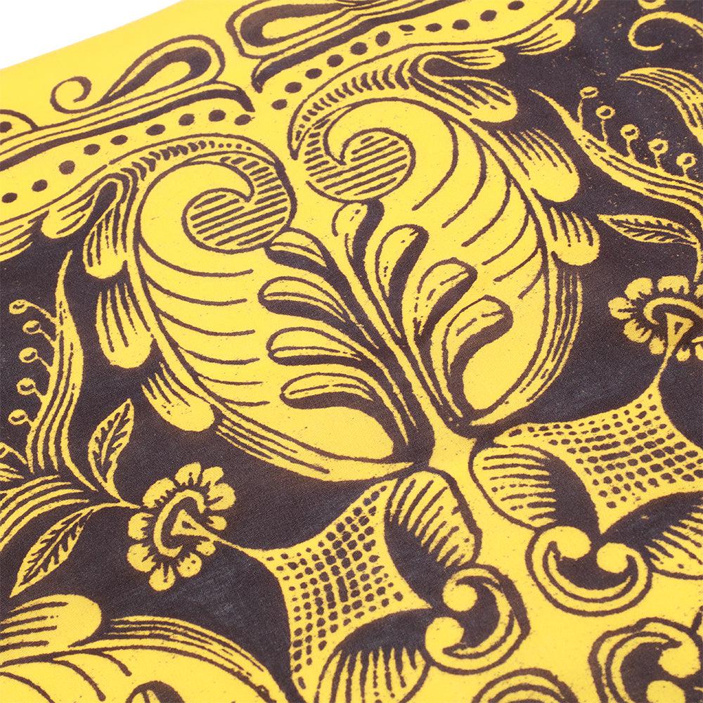 SNAIL BRAND BANDANA - YELLOW/ BROWN