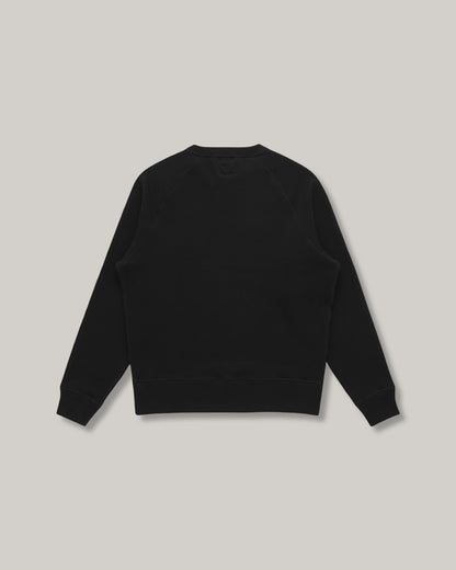 KNICKERBOCKER STADIUM LOFT KNIT CREW - BLACK