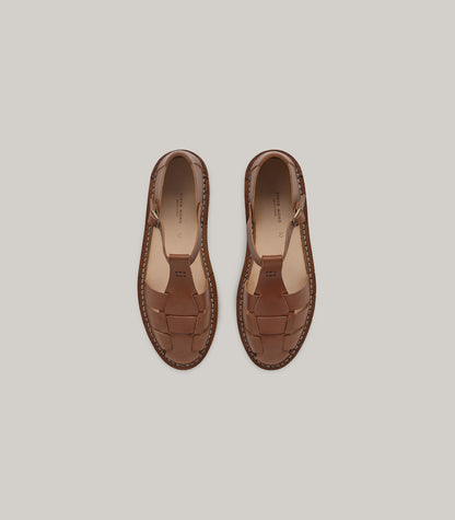 STEVE MONO ARTISANAL SANDALS 10/01 CLASSIC - CHOCOLATE