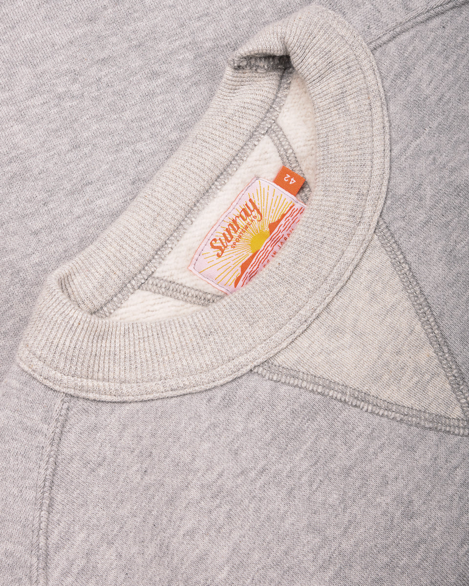 SUNRAY SPORTSWEAR WAIALUA SS SWEATSHIRT - HAMBLEDON GREY