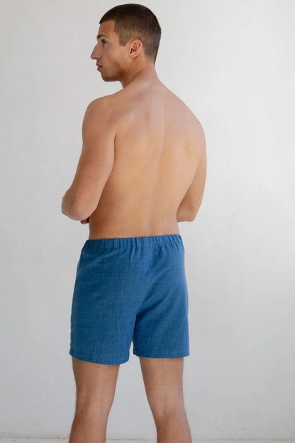 TA-CT BOXER SHORTS BLUM - INDIGO