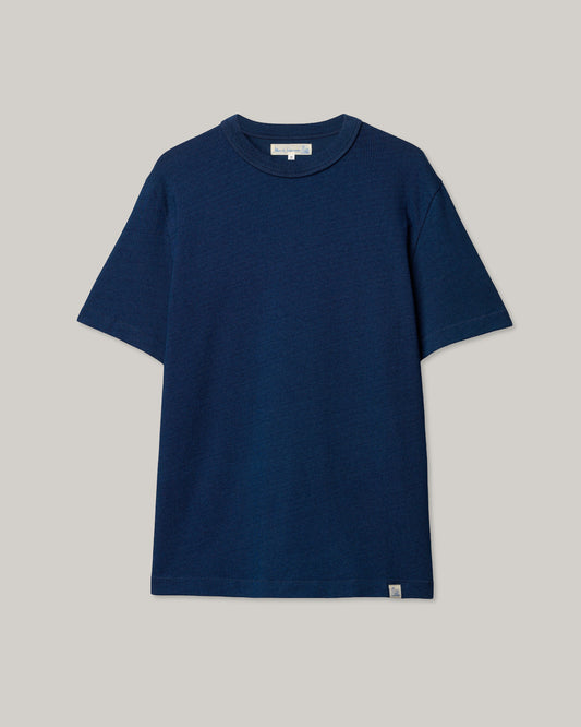 MERZ B. SCHWANEN MEN'S TEE03 T-SHIRT - INDIGO