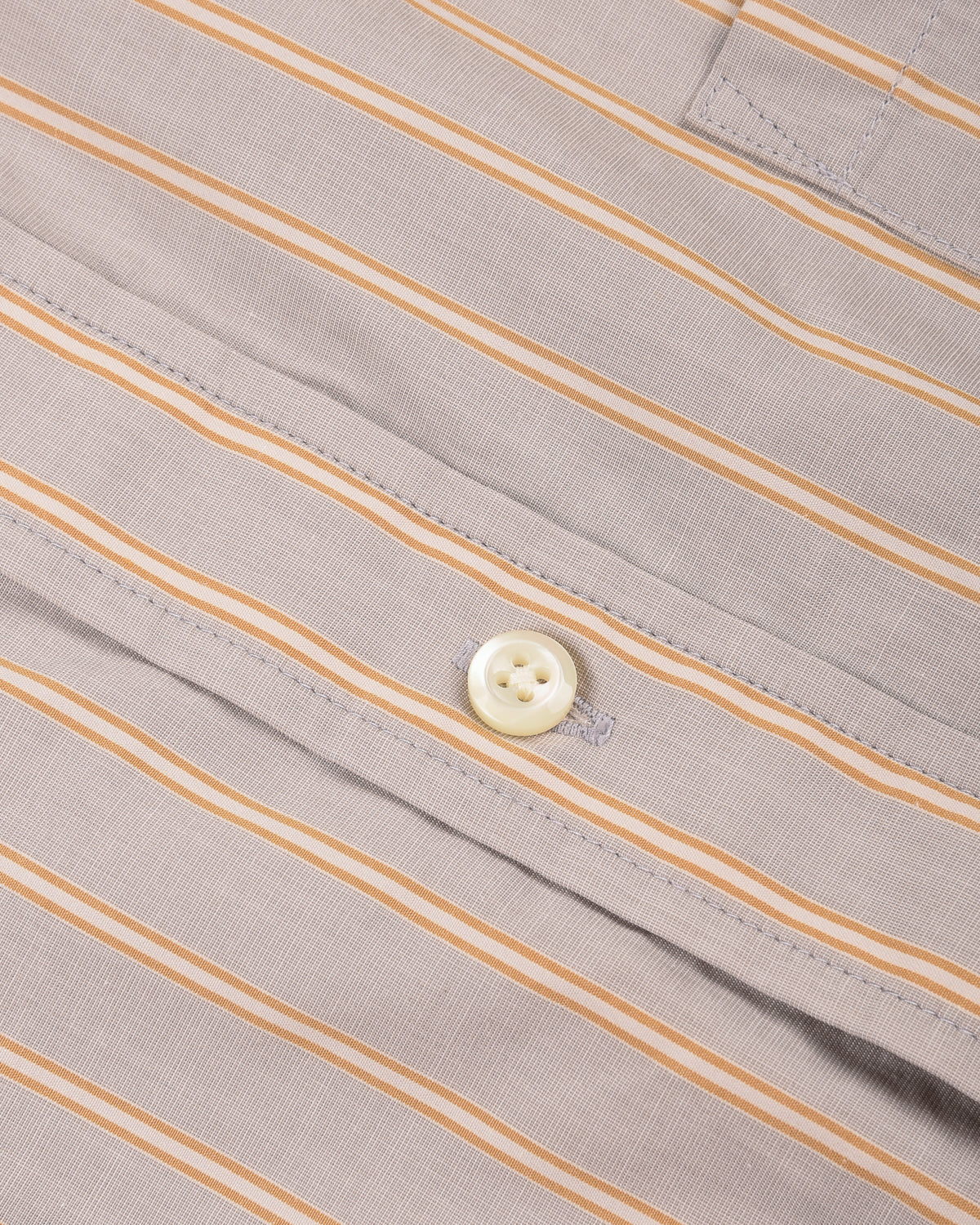 TS(S) STRIPE COTTON POPLIN CLOTH BAGGY FIT SHIRT - GREY