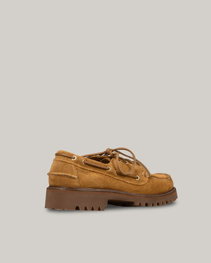 G. H. BASS RANGER CAMP MOC SUEDE - MID BROWN