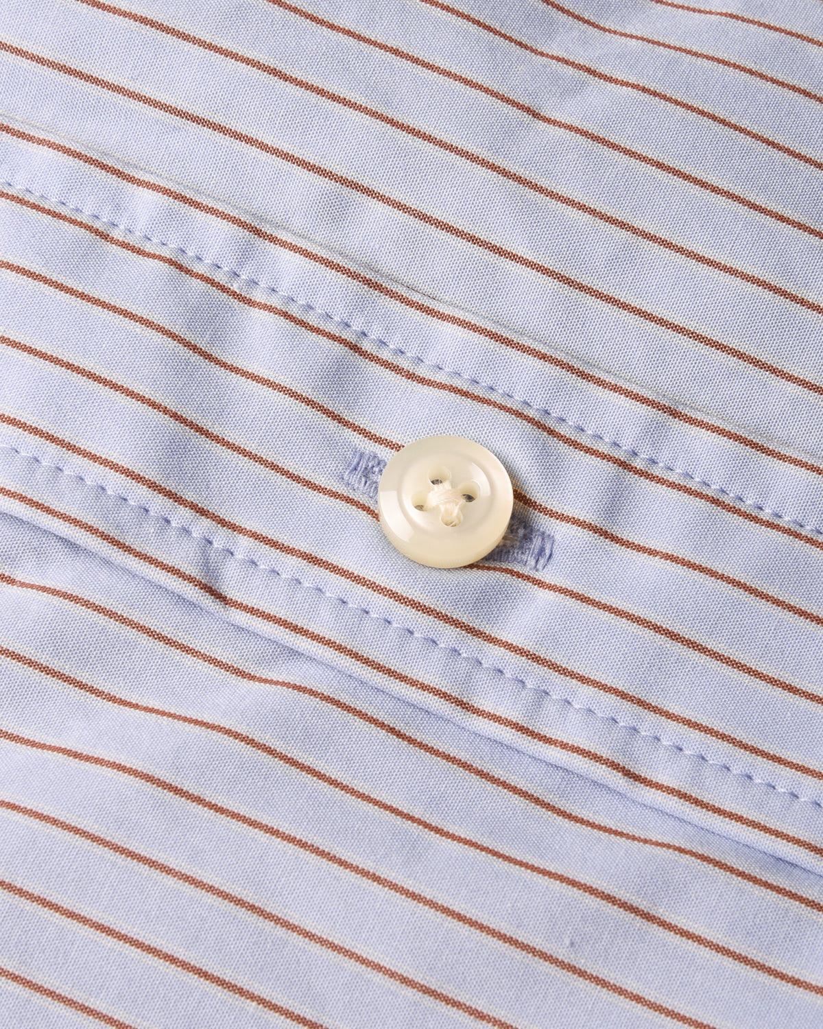 TS(S) STRIPE COTTON POPLIN CLOTH BAGGY FIT SHIRT - BLUE