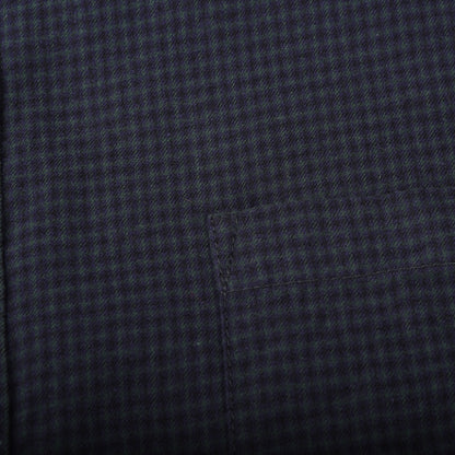 TS(S) BRUSHED PLAID BAGGY FIT SHIRT - NAVY