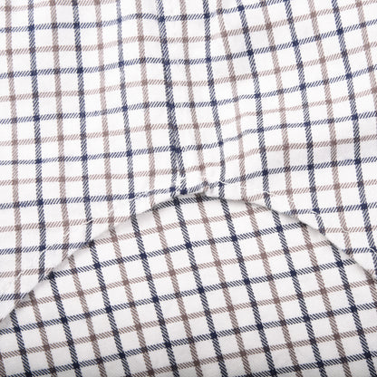 TS(S) BRUSHED PLAID BAGGY FIT SHIRT - WHITE