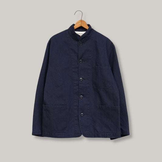 NIGEL CABOURN JK02 TUNIC JACKET HEAVY COTTON - DARK NAVY