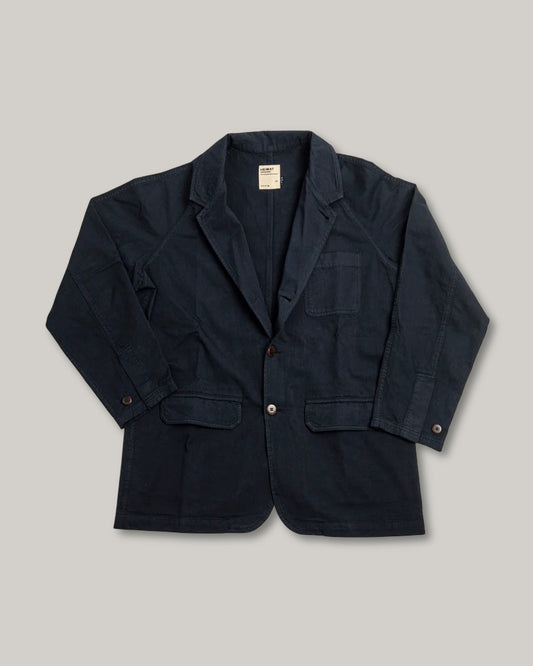 HEIMAT JOURNEY BLAZER - HERRINGBONE COTTON - INK
