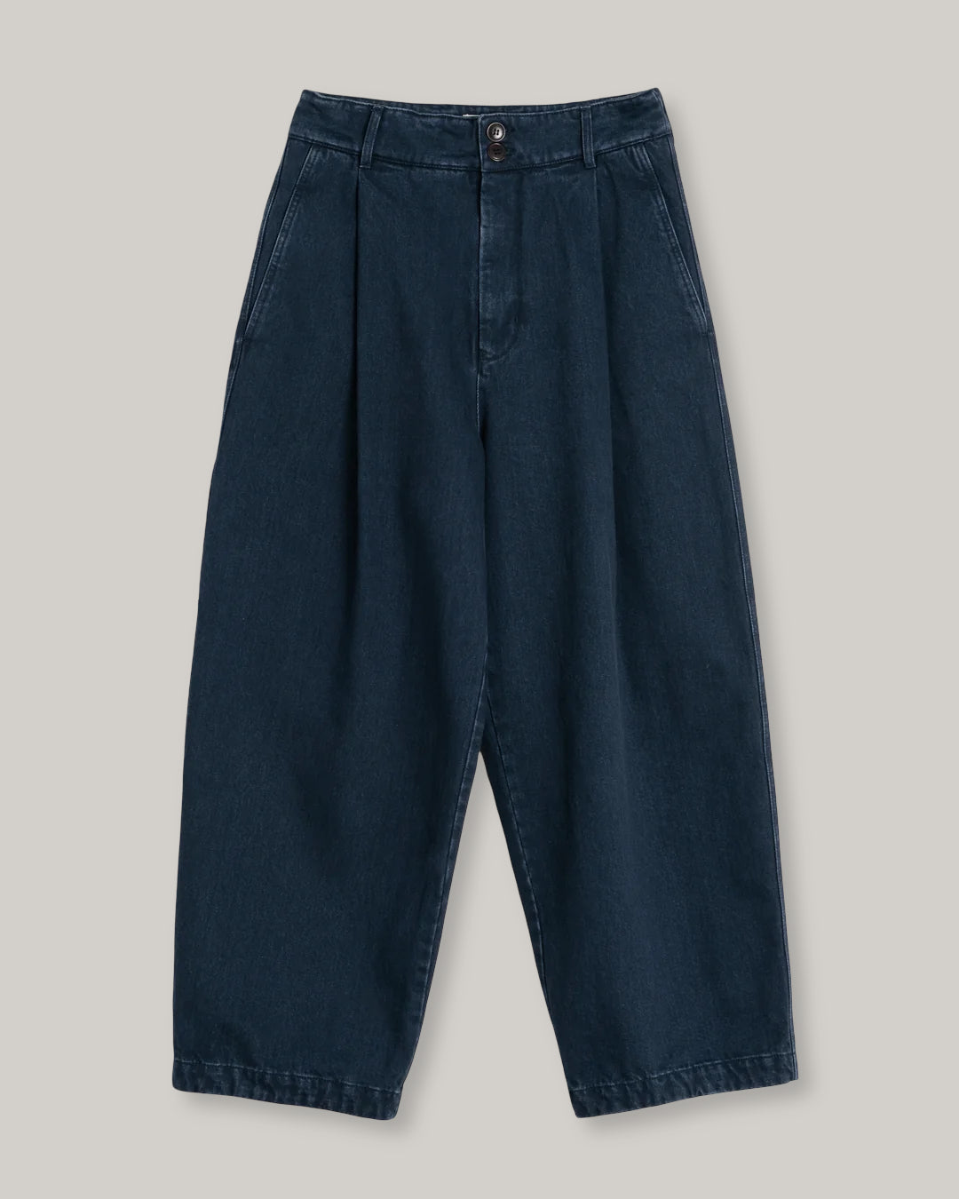 GIRLS OF DUST SELV. DENIM BRITISH WORKER PANT - ENIGMA DENIM - INKT