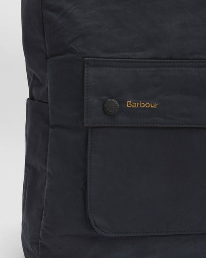 BARBOUR TRANSPORT FOLDOVER BACKPACK - NAVY