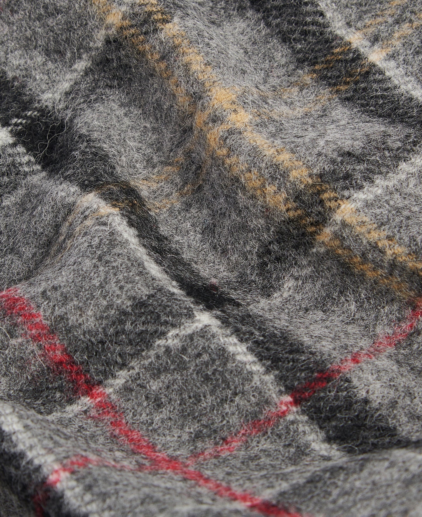BARBOUR TARTAN LAMBSWOOL SCARF - MODERN