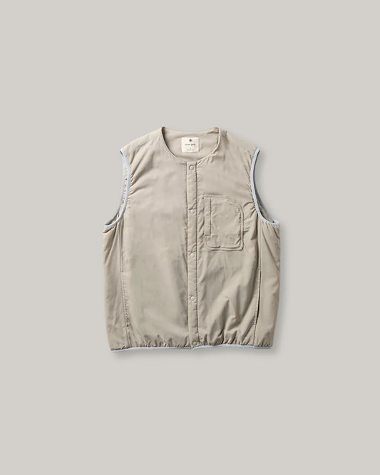 SNOW PEAK FLEXIBLE INSULATED VEST - GREIGE
