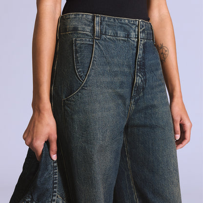 LEVIS' BLUE TAB MOTO JEAN - BLACK PEARL