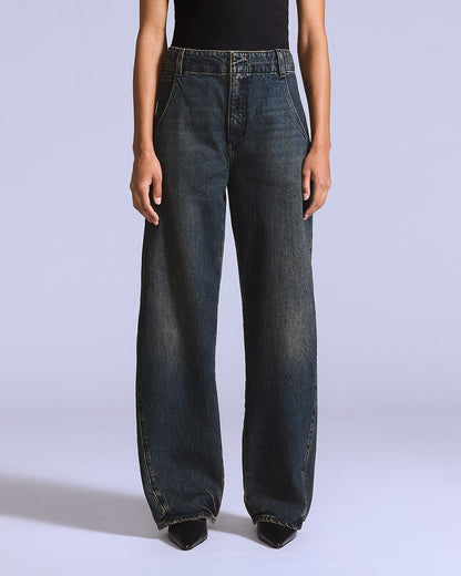 LEVIS' BLUE TAB MOTO JEAN - BLACK PEARL