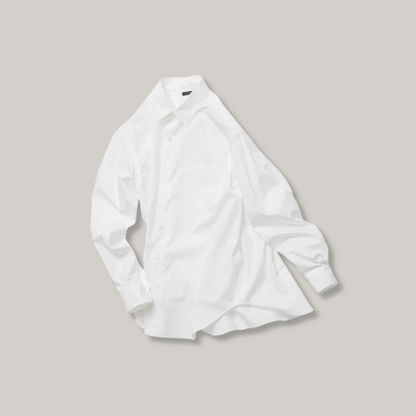 LENO STANDARD SHIRT - WHITE