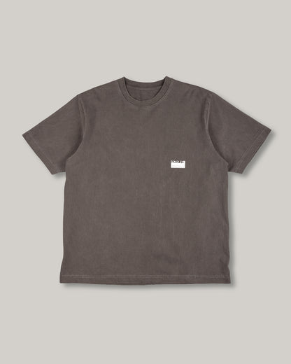 WORKING SHORT SLEEVE STICKER T - SHALE