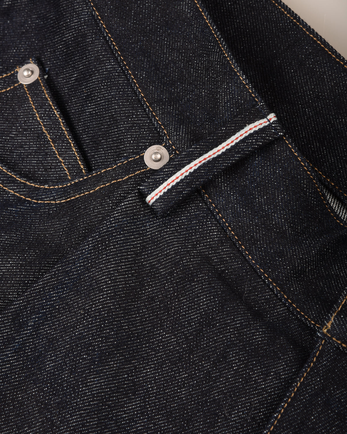 WORK WORKS MENS WIDE LEG TAPERED TROUSER - INDIGO DENIM