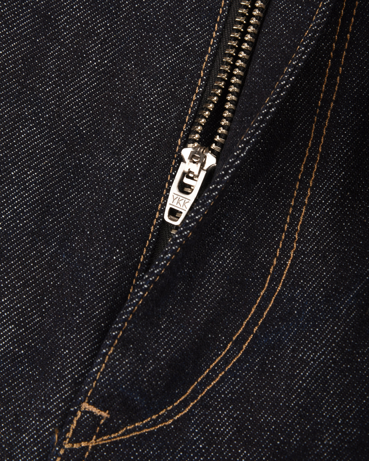 WORK WORKS MENS WIDE LEG TAPERED TROUSER - INDIGO DENIM