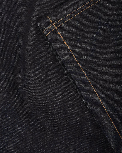 WORK WORKS MENS WIDE LEG TAPERED TROUSER - INDIGO DENIM