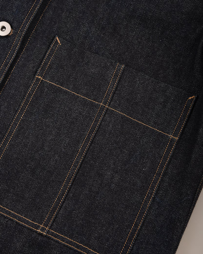 WORK WORKS WOMEN'S 3/4 SLEEVE JACKET - RAW DENIM