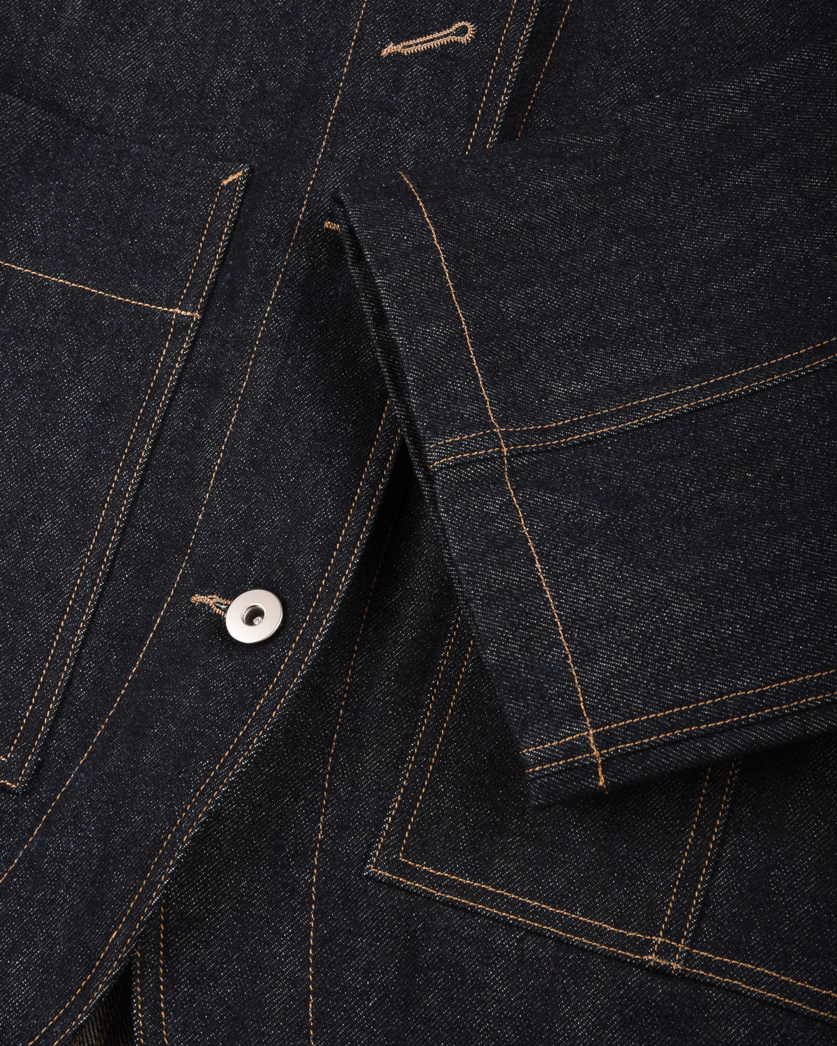 WORK WORKS WOMEN'S 3/4 SLEEVE JACKET - RAW DENIM