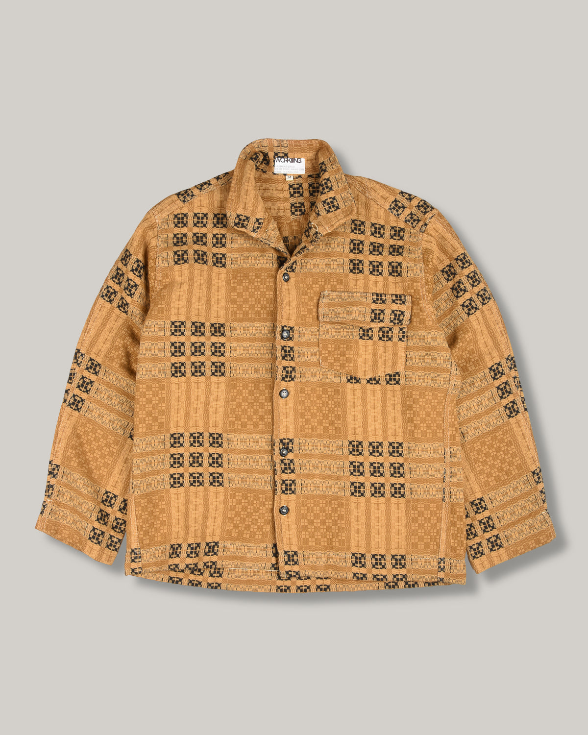 WORKING BRYN SHIRT - COTTON COVERLET -  YEAST