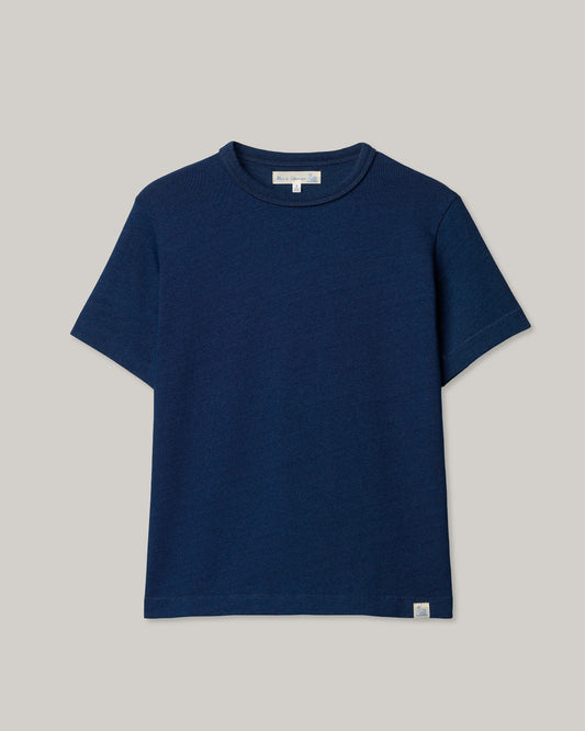 MERZ B. SCHWANEN WOMEN'S T-SHIRT - INDIGO