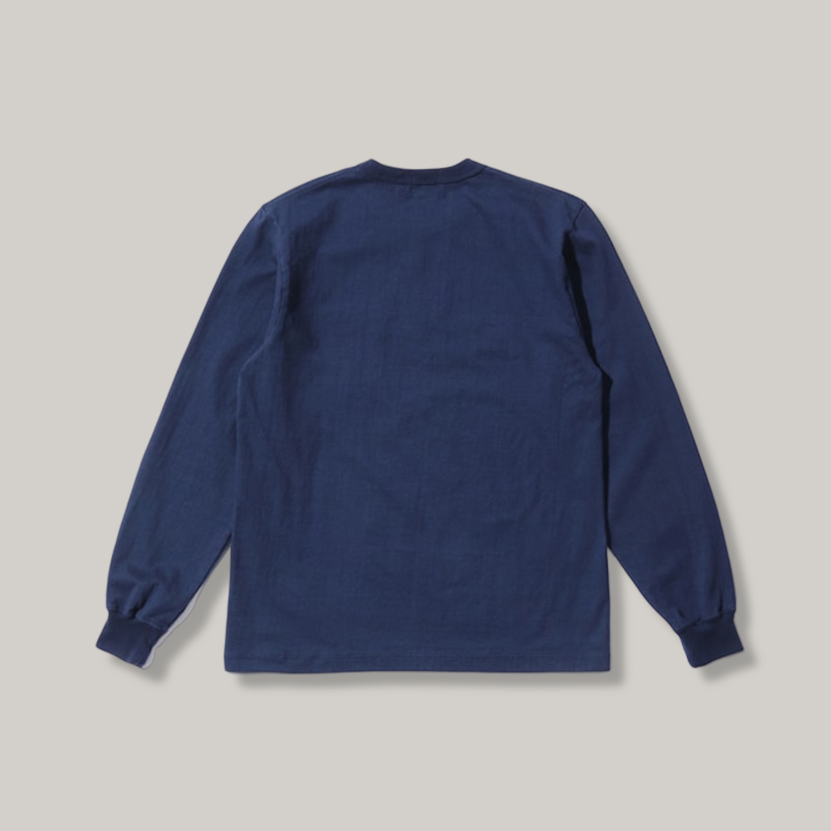 WHITESVILLE LONG SLEEVE POCKET T-SHIRT - NAVY