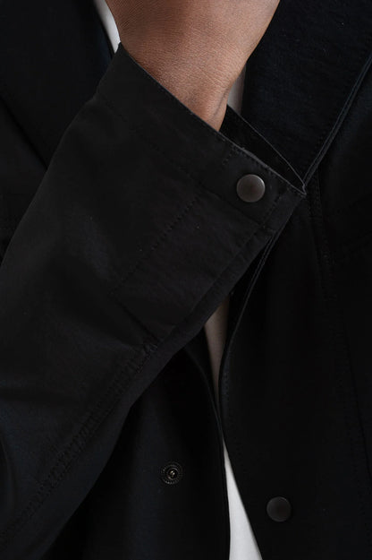 WORKS AND DAYS - 2 WAY WORKING JACKET - BLACK