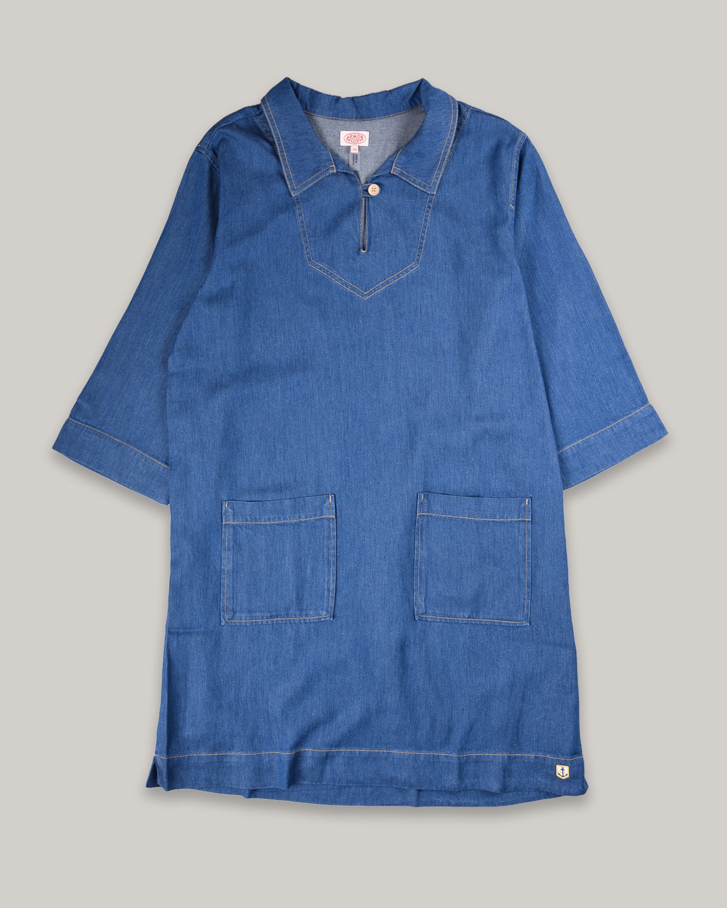 ARMOR LUX LADIES HERITAGE DENIM DRESS - JEAN