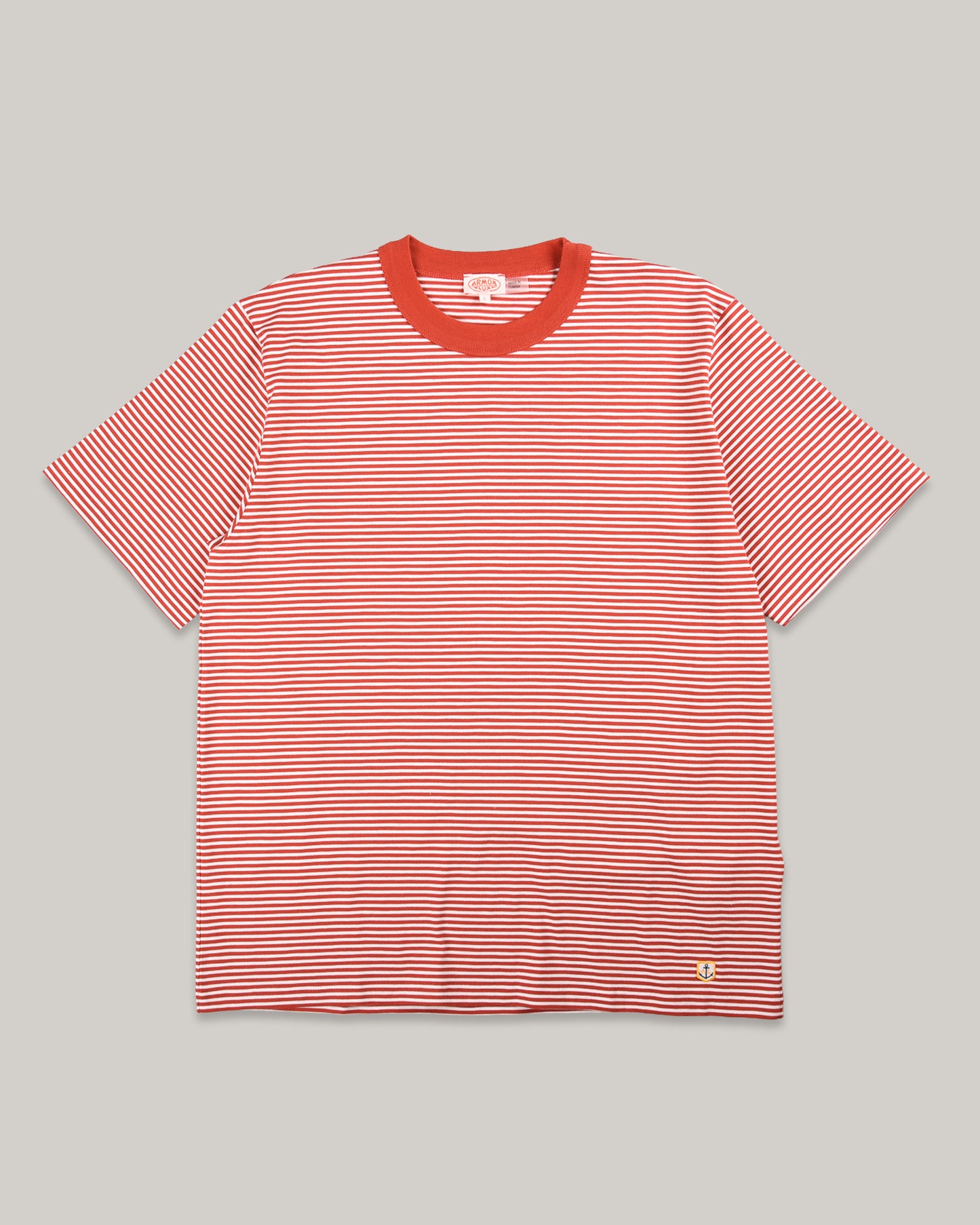 ARMOR LUX HERITAGE STRIPED T-SHIRT - KETCHUP/ MILK