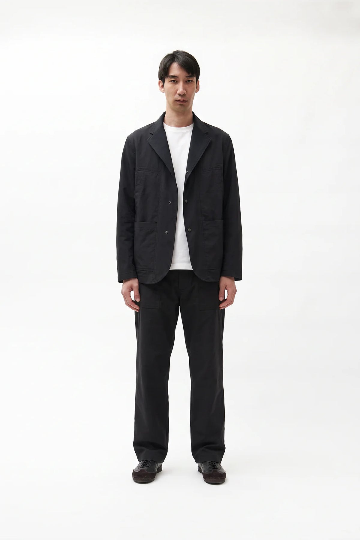 WORKS AND DAYS - 2 WAY WORKING JACKET - BLACK
