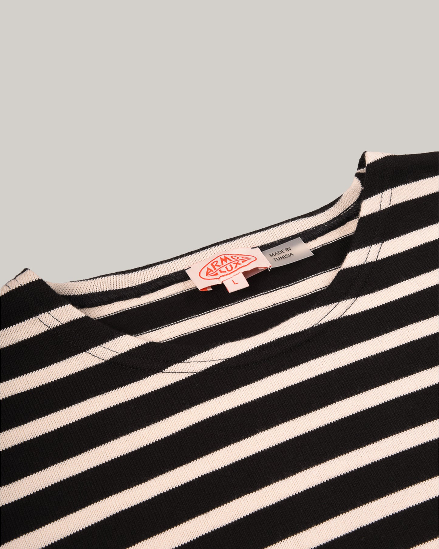 ARMOR LUX HERITAGE BRETON T-SHIRT L/S - BLACK/NATURE
