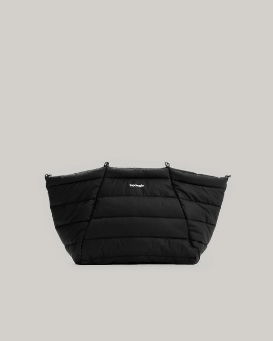 TOPOLOGIE MARCHE TOTE MEDIUM BLACK PUFFER