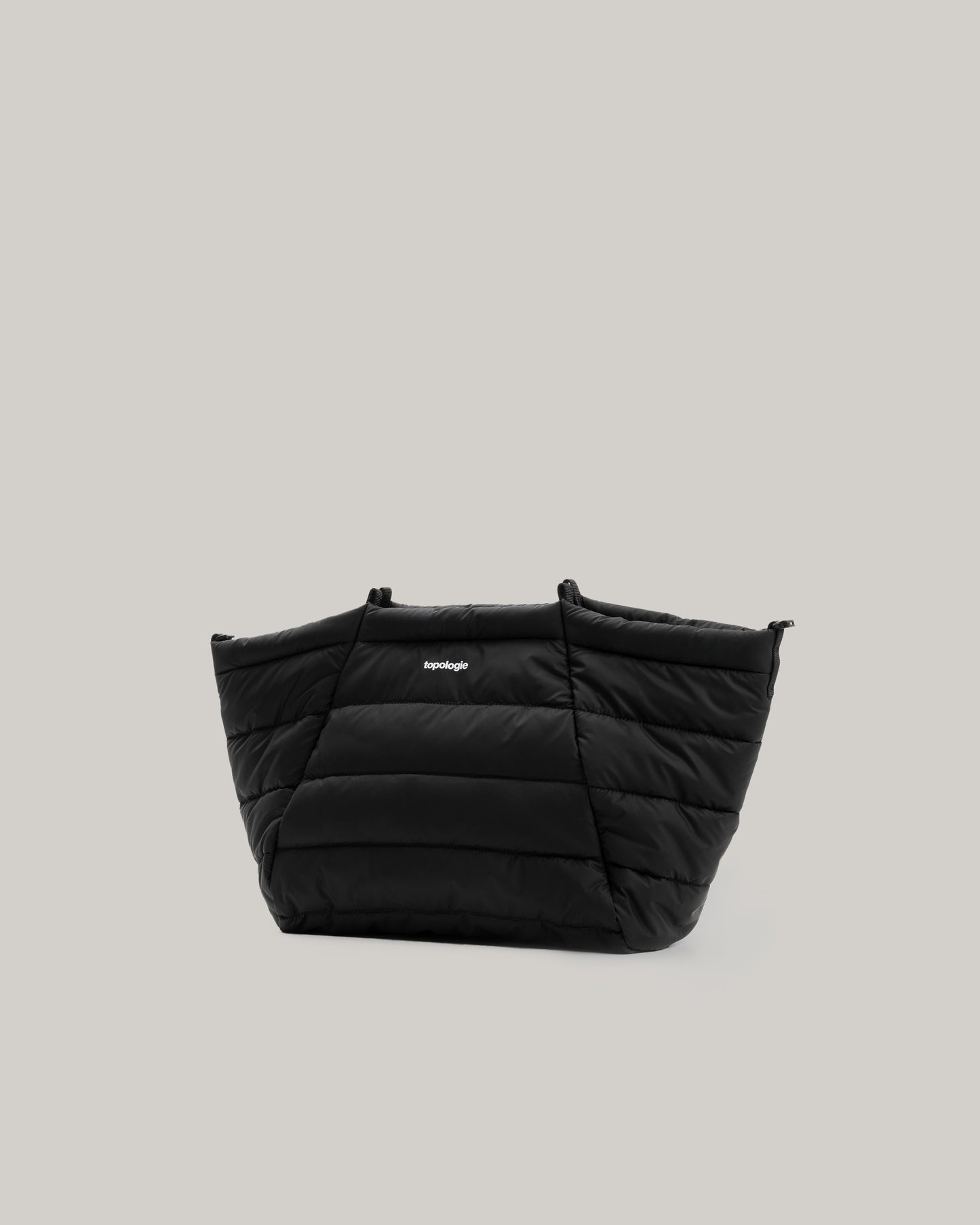 TOPOLOGIE MARCHE TOTE MEDIUM BLACK PUFFER