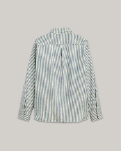 LEVI'S BLUE TAB WORK SHIRT INDIGO STRIPE