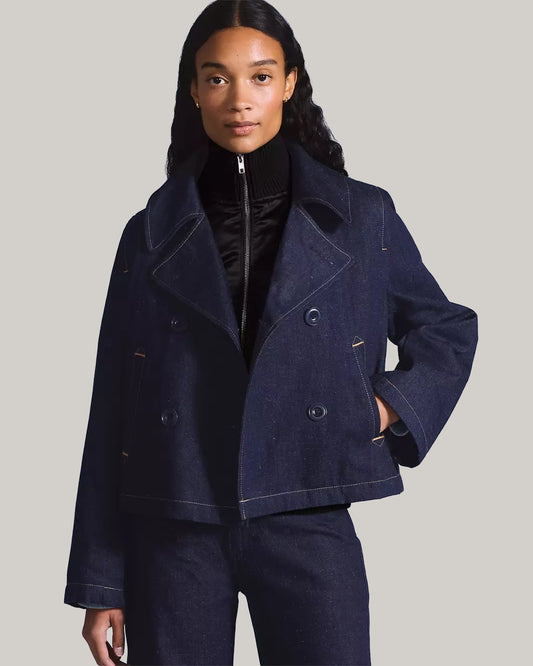 LEVI'S BLUE TAB MARINER PEACOAT - NEP RINSE