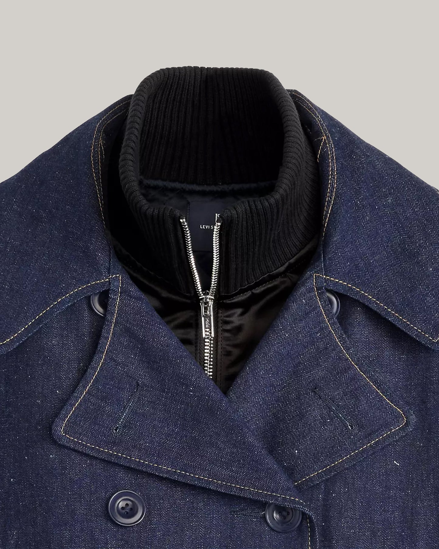 LEVI'S BLUE TAB MARINER PEACOAT - NEP RINSE