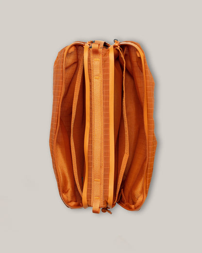 TOPOLOGIE BOTTLE SACOCHE LARGE BURN ORANGE GLAZE RIPSTOP