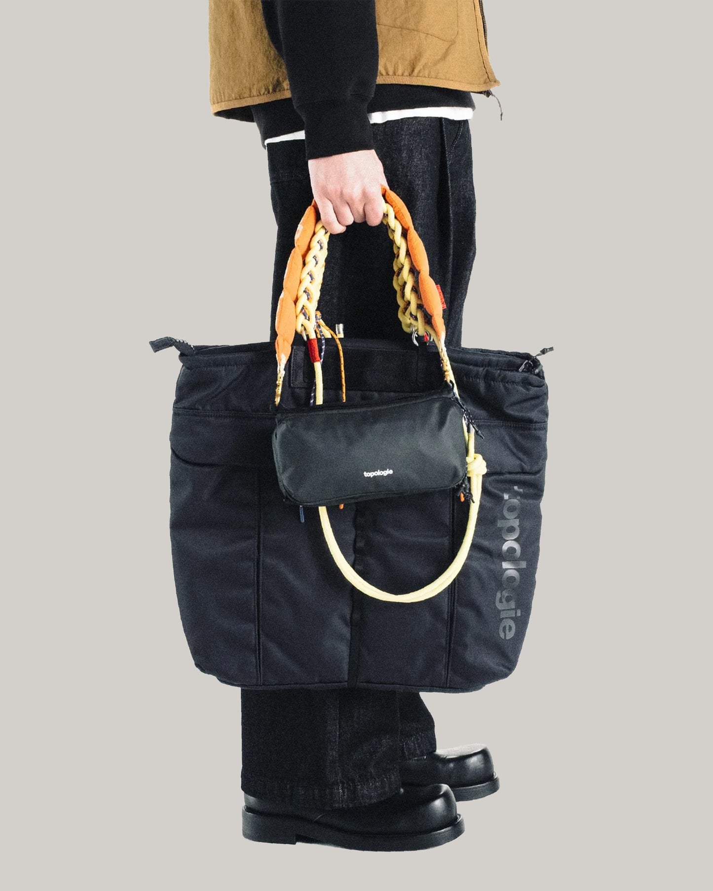 TOPOLOGIE BOTTLE SACOCHE MEDIUM BLACK RIPSTOP DRY