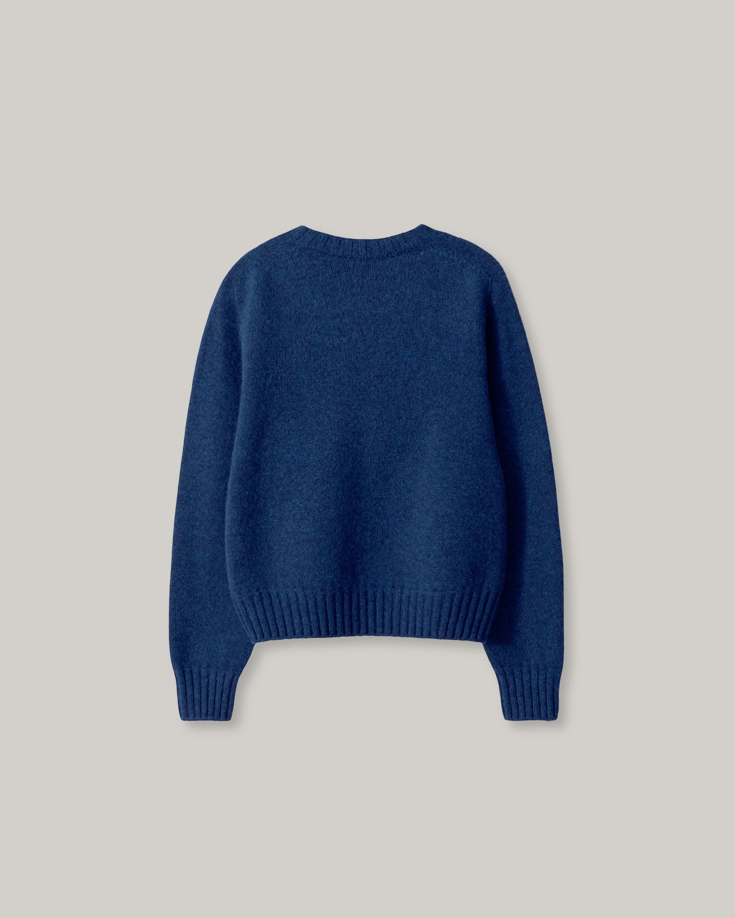 NOTHING WRITTEN BUNNY WOOL PULLOVER - BLUE