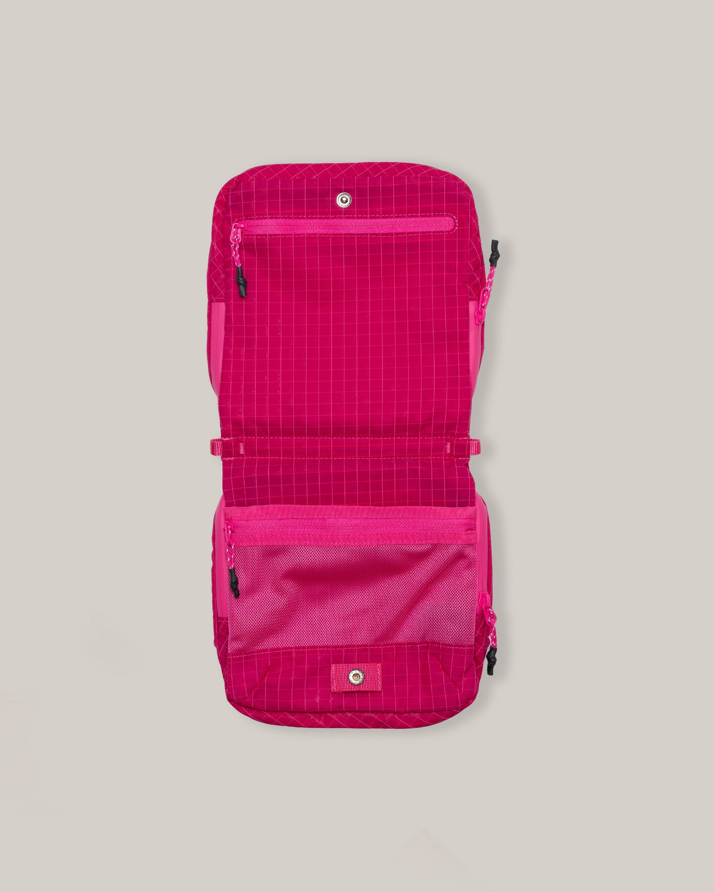TOPOLOGIE CASETTE SACOCHE MEDIUM PINK GLAZED RIPSTOP